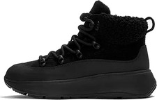 F-Mode Teddy-Collar Warm Suede